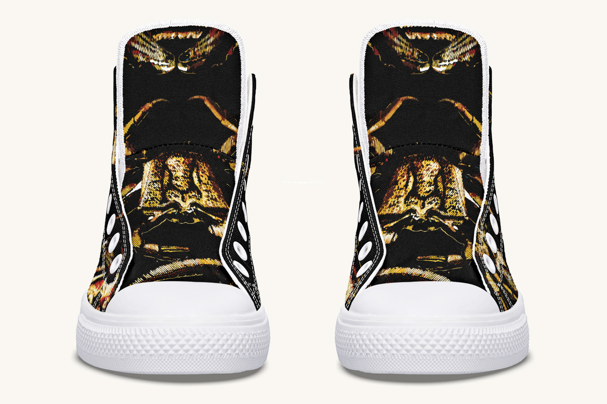 Crawl The Sea of Stars Black Hightops - Jaded Lament