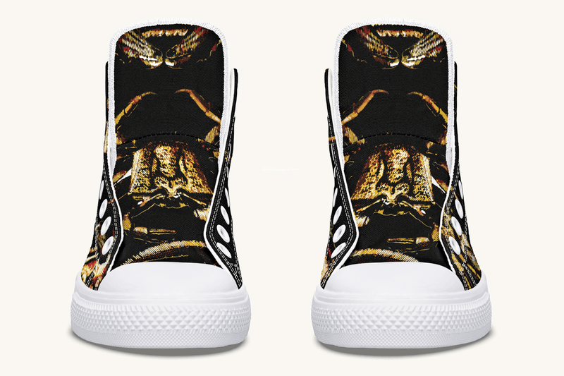 Crawl The Sea of Stars Black Hightops - Jaded Lament