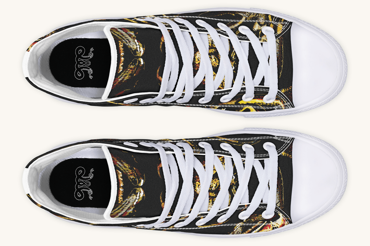 Crawl The Sea of Stars Black Hightops - Jaded Lament