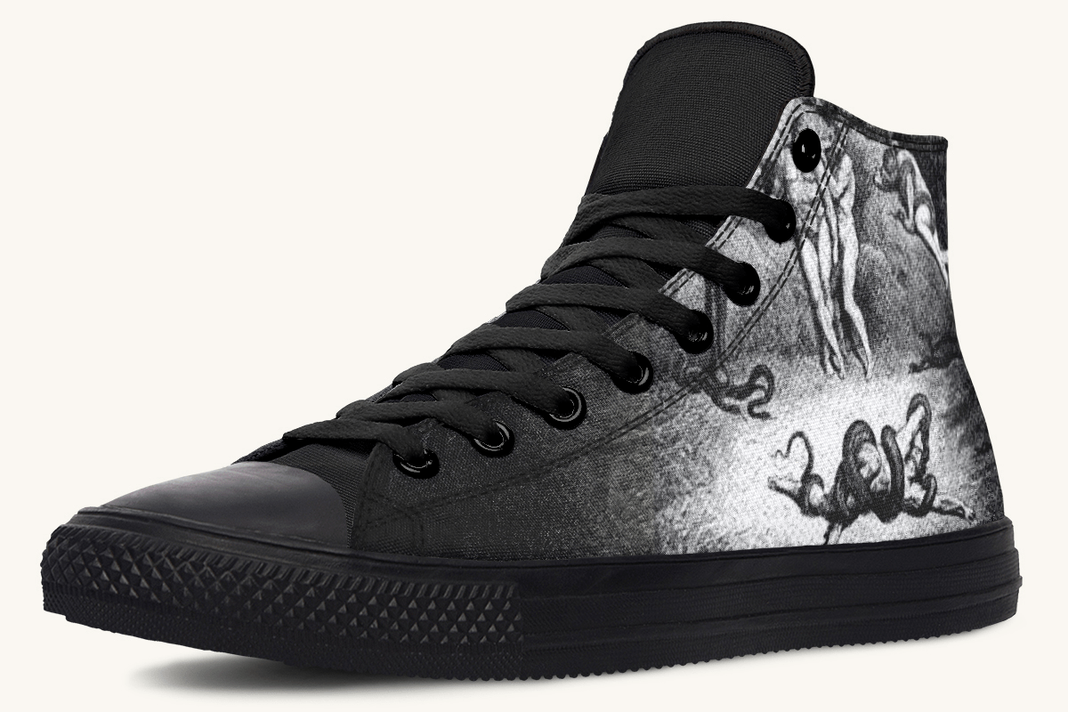 Taken and Twisted Hightops - Jaded Lament