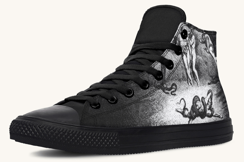 Taken and Twisted Hightops - Jaded Lament