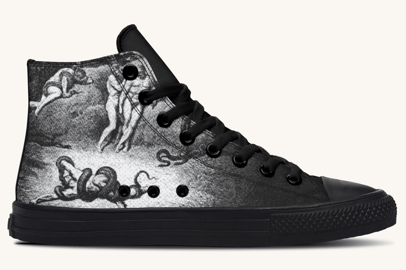 Taken and Twisted Hightops - Jaded Lament