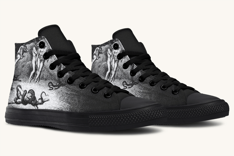 Taken and Twisted Hightops - Jaded Lament