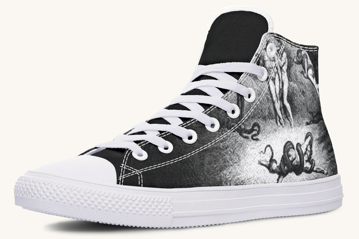 Taken and Twisted Hightops - Jaded Lament
