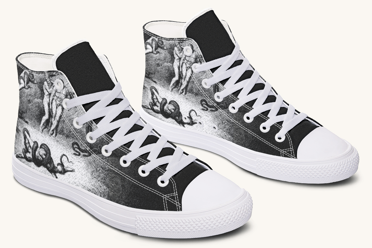 Taken and Twisted Hightops - Jaded Lament