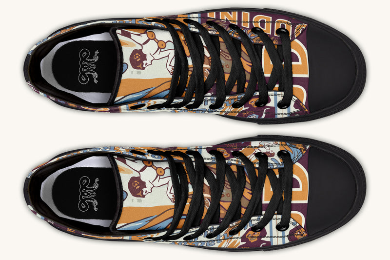 Do Spirits Exist Hightops Harry Houdini Design - Jaded Lament