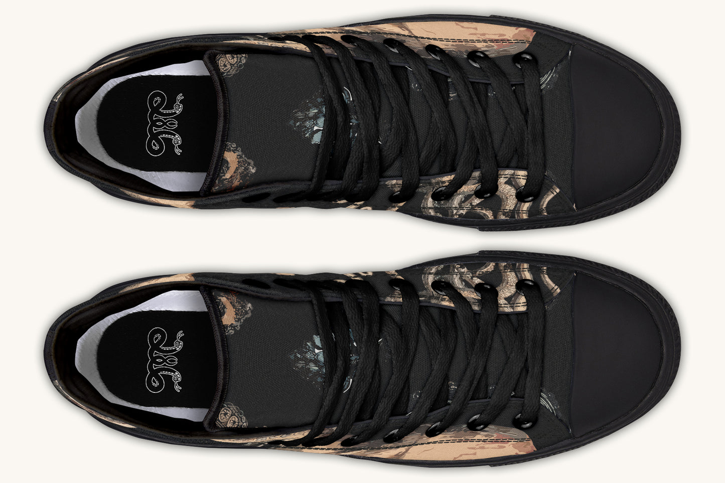 Kraken Unleashed Black Hightops - Jaded Lament