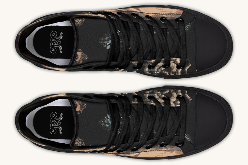 Kraken Unleashed Black Hightops - Jaded Lament