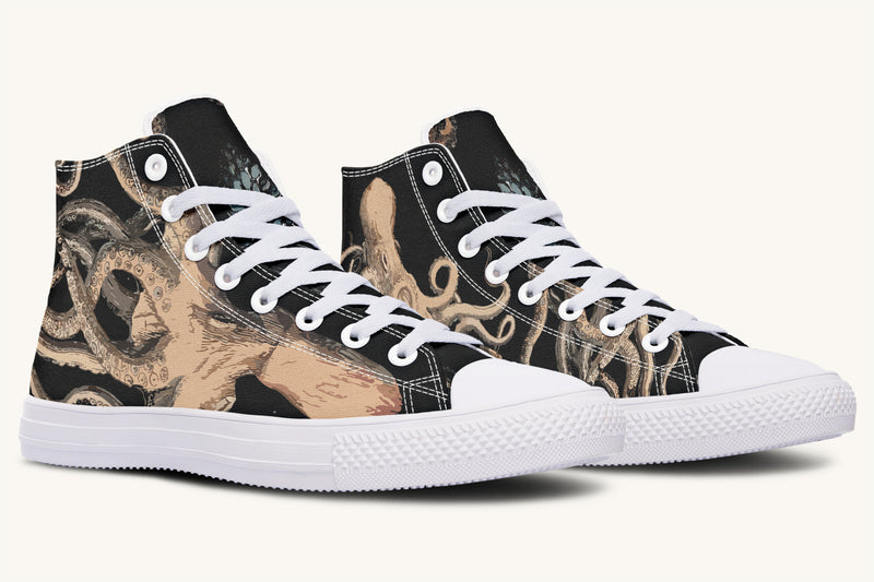 Kraken Unleashed Black Hightops - Jaded Lament