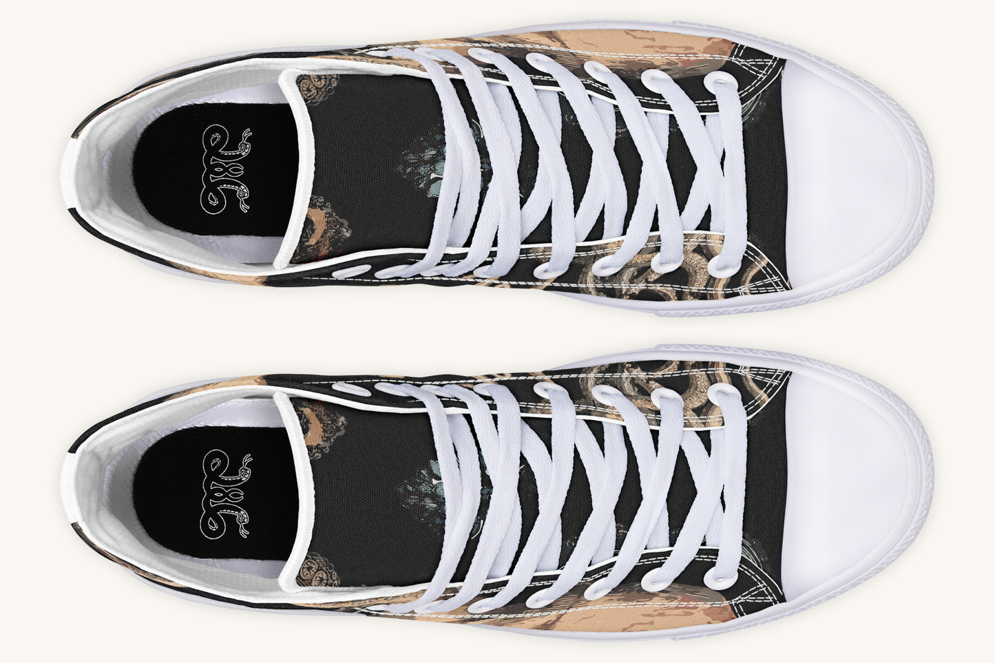 Kraken Unleashed Black Hightops - Jaded Lament