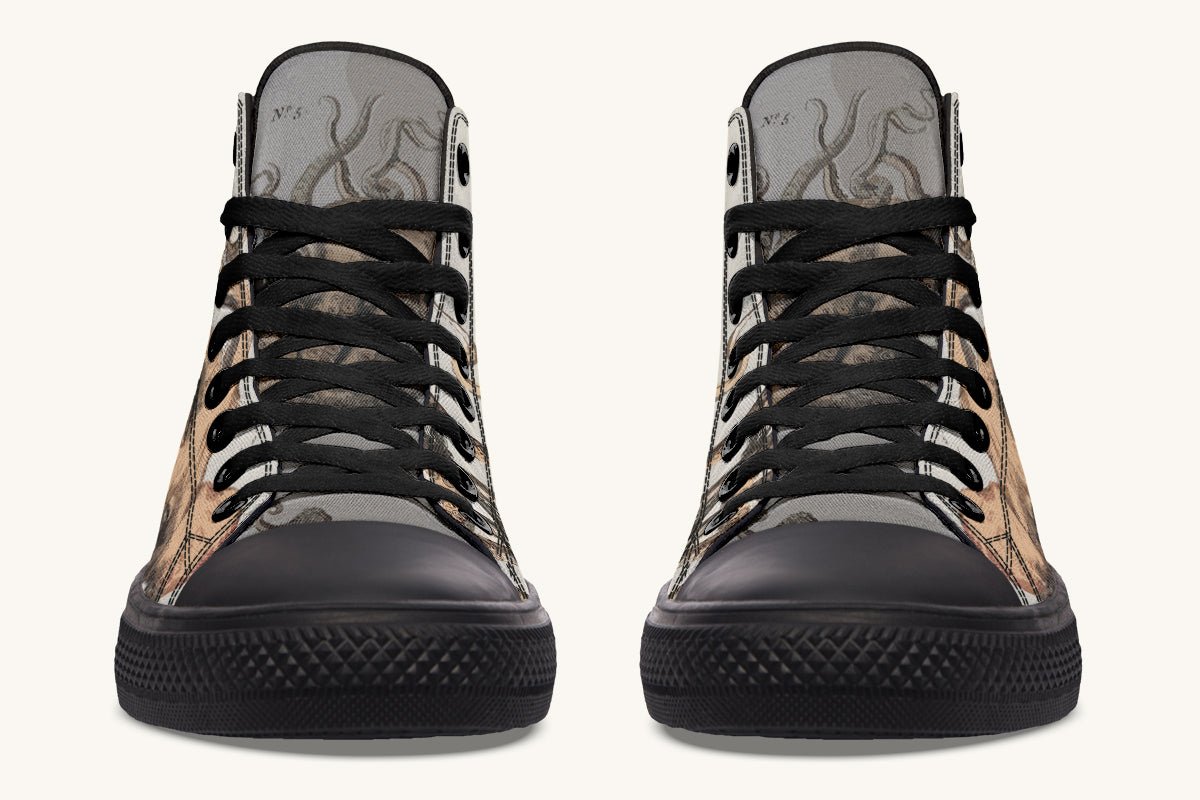 Kraken Unleashed Light Brown Hightops - Jaded Lament