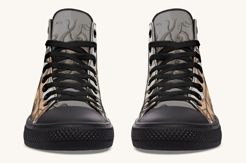 Kraken Unleashed Light Brown Hightops - Jaded Lament
