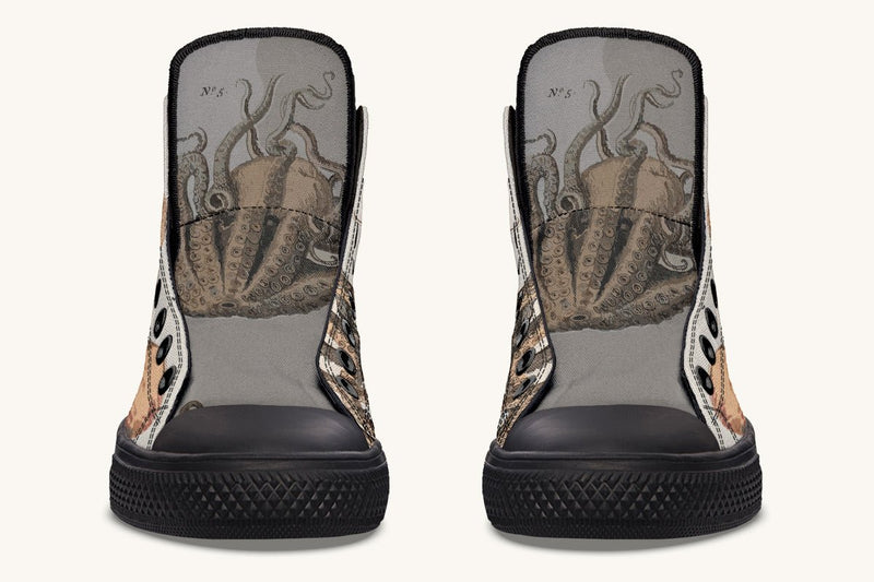 Kraken Unleashed Light Brown Hightops - Jaded Lament