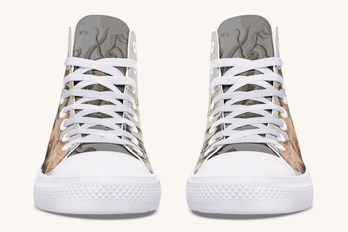 Kraken Unleashed Light Brown Hightops - Jaded Lament