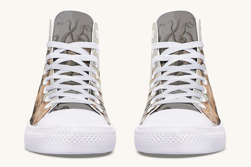 Kraken Unleashed Light Brown Hightops - Jaded Lament