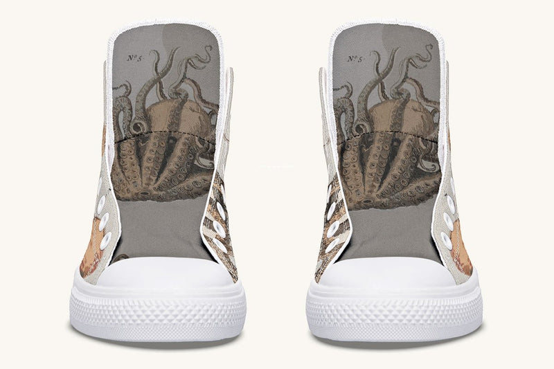 Kraken Unleashed Light Brown Hightops - Jaded Lament