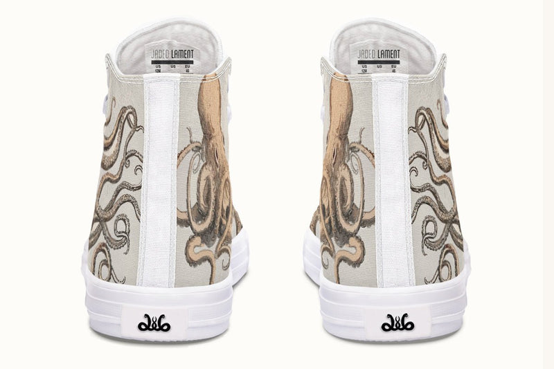 Kraken Unleashed Light Brown Hightops - Jaded Lament