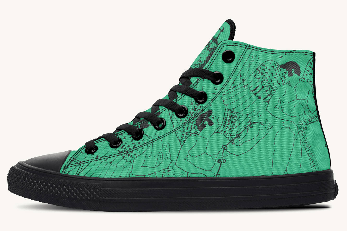 Love Gods in Flight Hightops - Jaded Lament