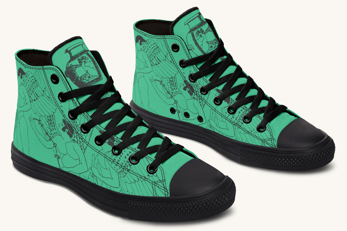 Love Gods in Flight Hightops - Jaded Lament