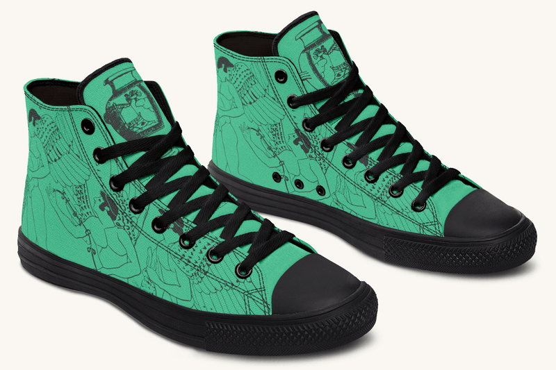 Love Gods in Flight Hightops - Jaded Lament
