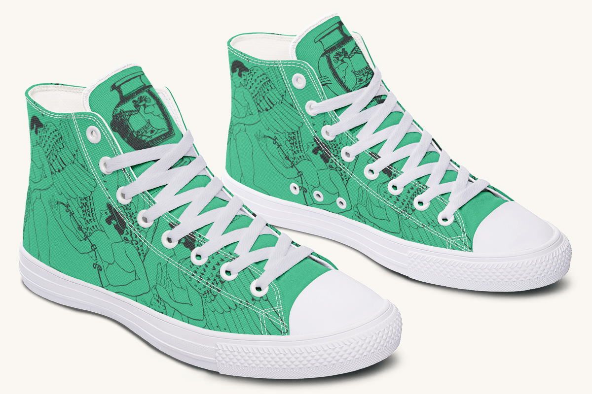Love Gods in Flight Hightops - Jaded Lament