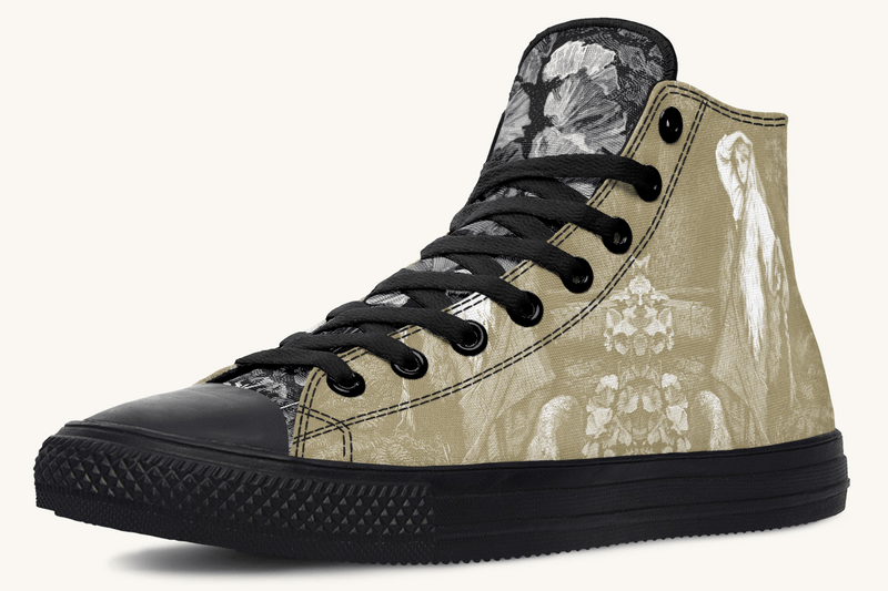 She Watched the Bones Sink Hightops - Jaded Lament