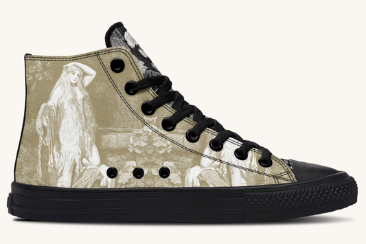She Watched the Bones Sink Hightops - Jaded Lament
