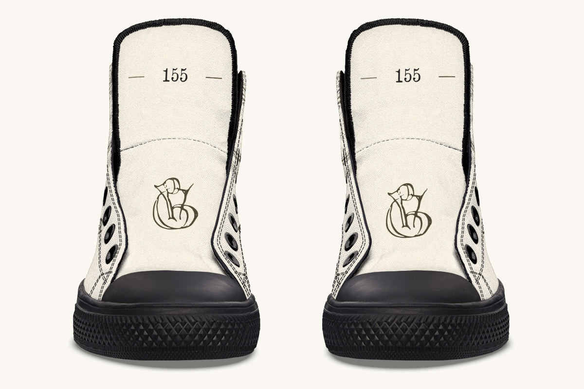 The Bear Shall Be Thy Choice (Cream) Hightops - Jaded Lament