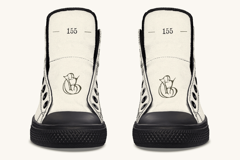 The Bear Shall Be Thy Choice (Cream) Hightops - Jaded Lament
