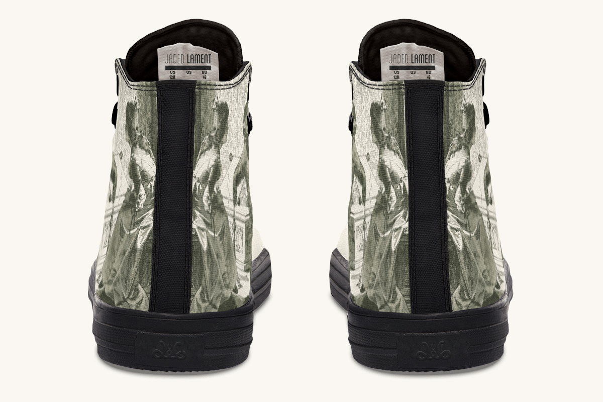 The Bear Shall Be Thy Choice (Cream) Hightops - Jaded Lament