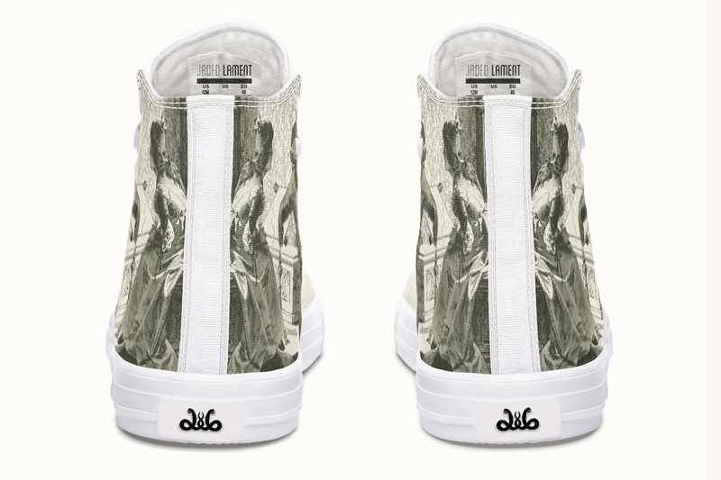 The Bear Shall Be Thy Choice (Cream) Hightops - Jaded Lament