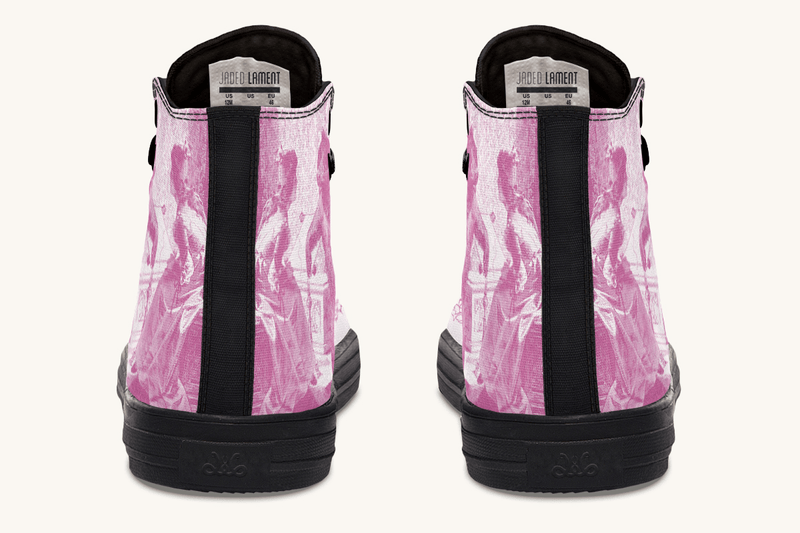 The Bear Shall Be Thy Choice (Pink) Hightops - Jaded Lament