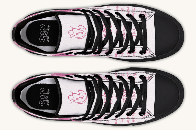 The Bear Shall Be Thy Choice (Pink) Hightops - Jaded Lament