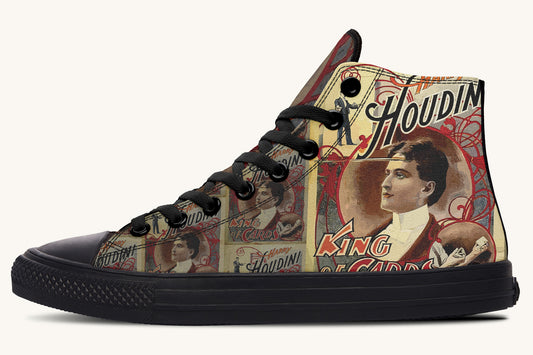 The King of Cards Harry Houdini Hightops