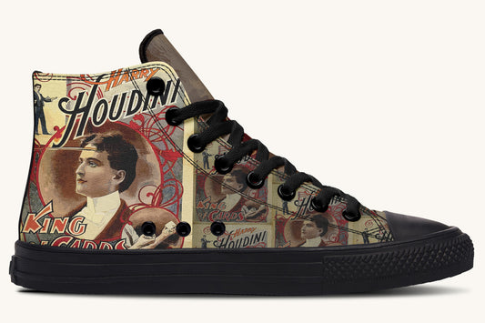 The King of Cards Harry Houdini Hightops
