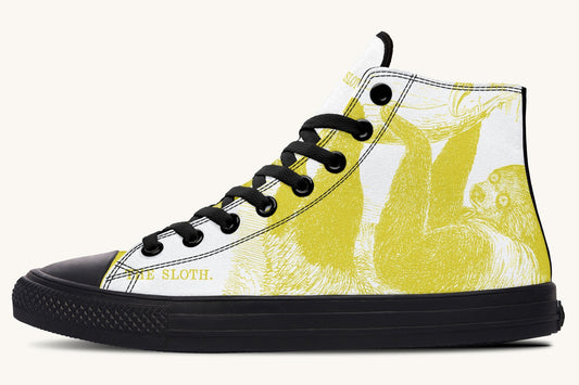 The Sloth Stays Soft Glow Hightops - Jaded Lament