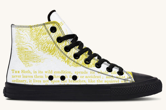 The Sloth Stays Soft Glow Hightops - Jaded Lament
