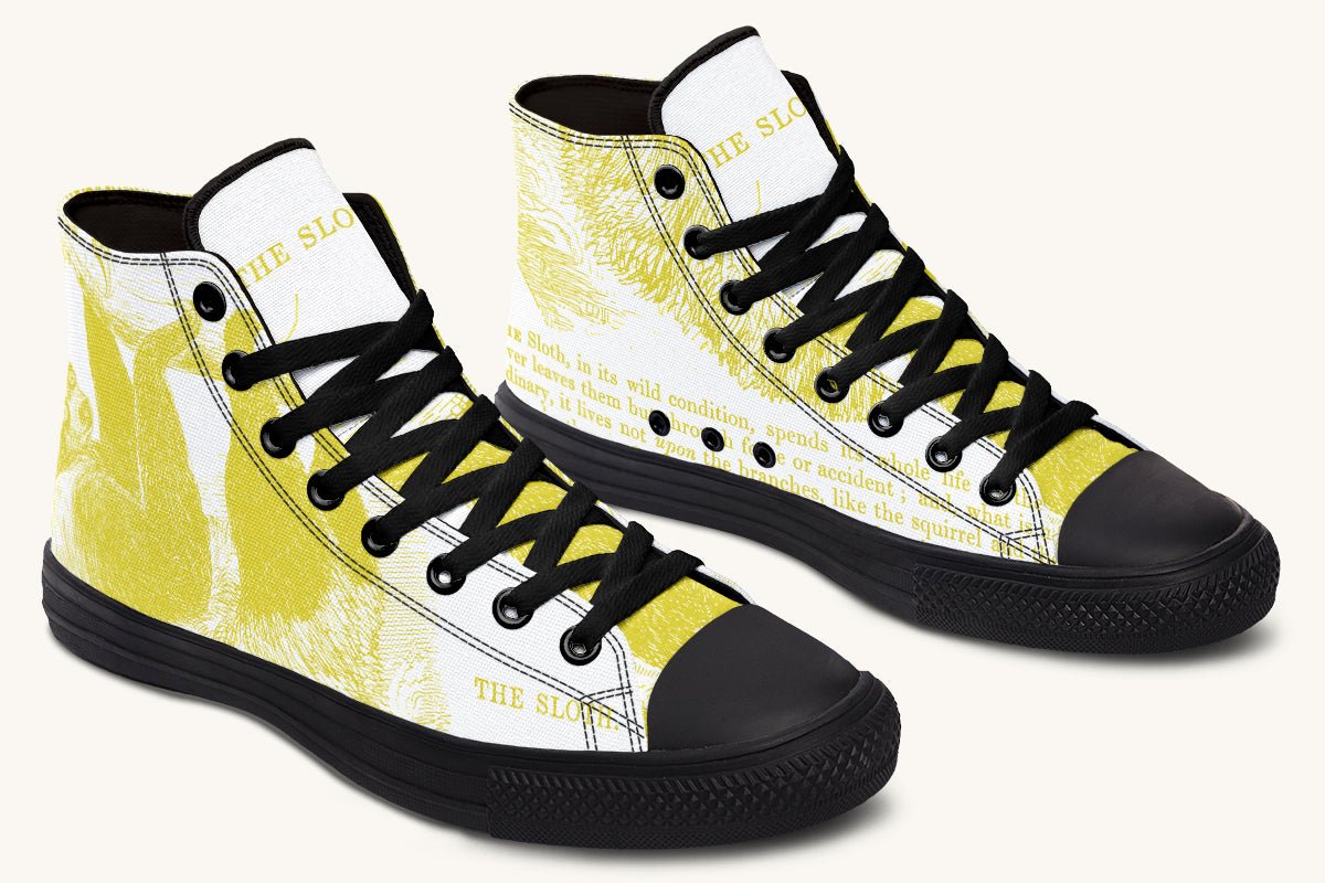 The Sloth Stays Soft Glow Hightops - Jaded Lament