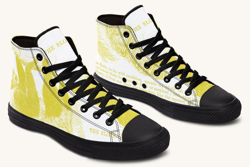 The Sloth Stays Soft Glow Hightops - Jaded Lament