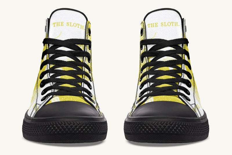 The Sloth Stays Soft Glow Hightops - Jaded Lament