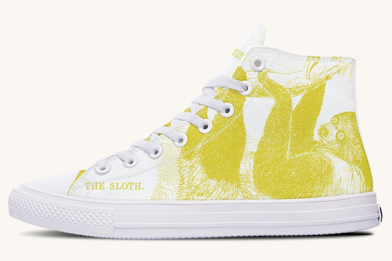 The Sloth Stays Soft Glow Hightops - Jaded Lament