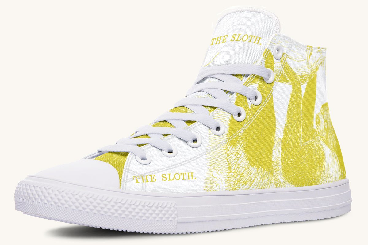 The Sloth Stays Soft Glow Hightops - Jaded Lament