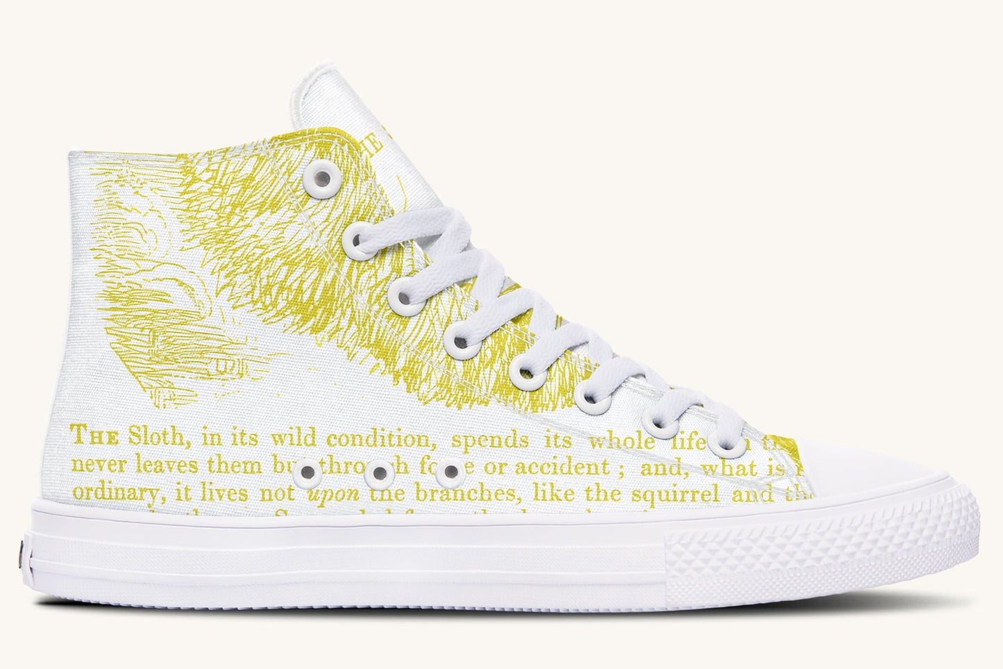 The Sloth Stays Soft Glow Hightops - Jaded Lament