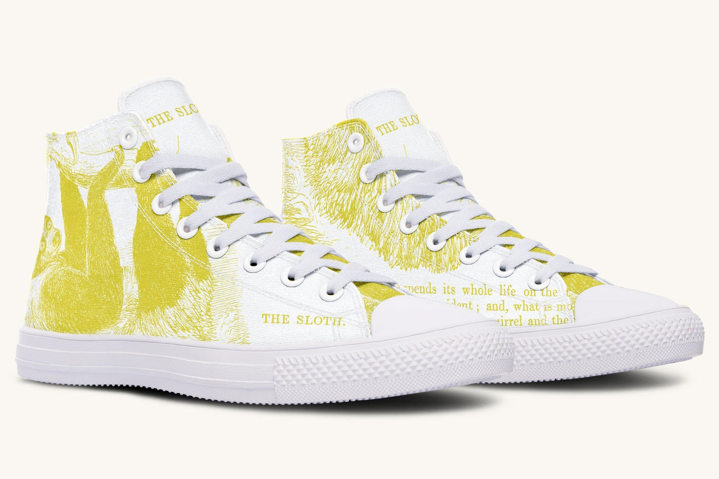 The Sloth Stays Soft Glow Hightops - Jaded Lament