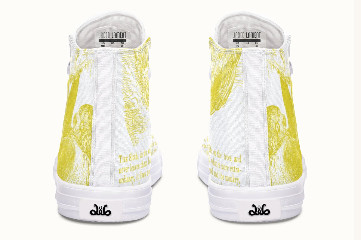 The Sloth Stays Soft Glow Hightops - Jaded Lament