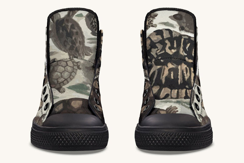 Turtle Time Desaturated Hightops - Jaded Lament