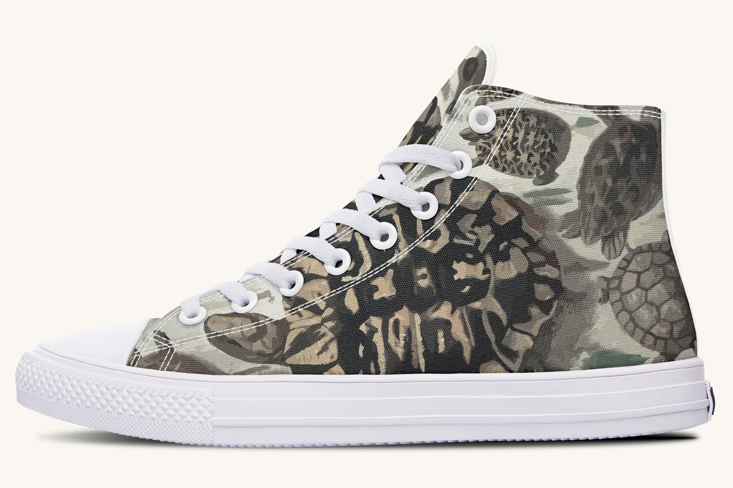 Turtle Time Desaturated Hightops - Jaded Lament