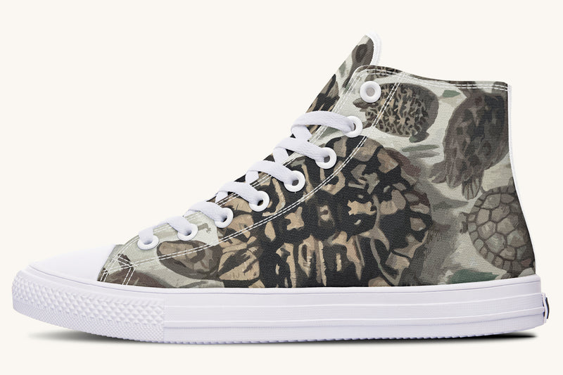 Turtle Time Desaturated Hightops - Jaded Lament