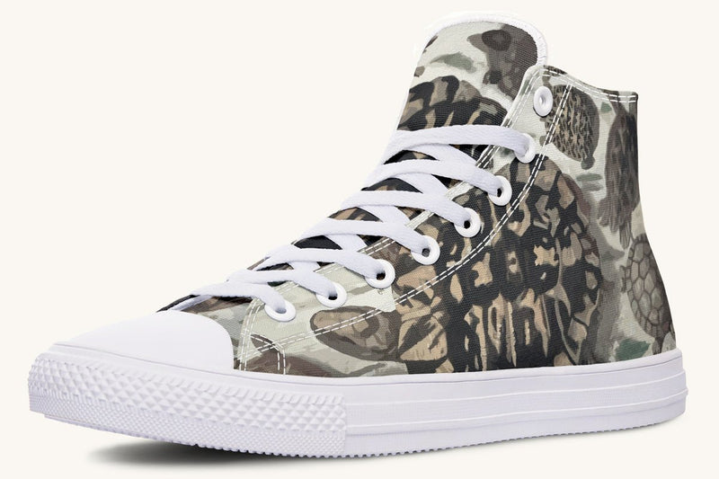 Turtle Time Desaturated Hightops - Jaded Lament