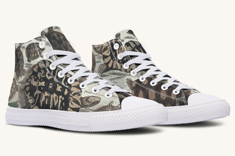 Turtle Time Desaturated Hightops - Jaded Lament